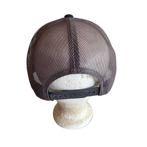 Make Pay Not War Embroidered Navy & Gray Trucker Hat Adjustable Snapback - Picture 4 of 6